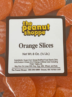 ORANGE SLICES 1/2# 8 OZ BAG