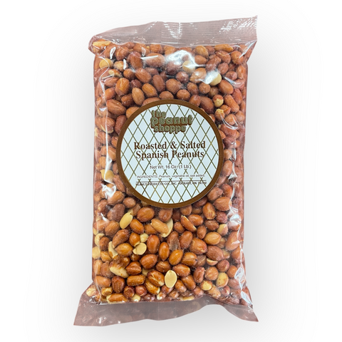 Roasted & Salted Spanish Peanuts 1# Bag